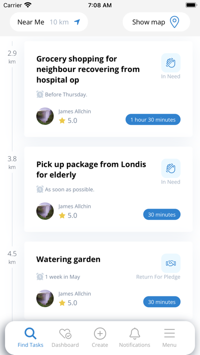 TimeToGive Screenshot
