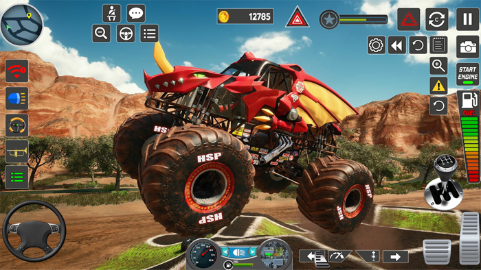 Real Monster Truck Games - Sim