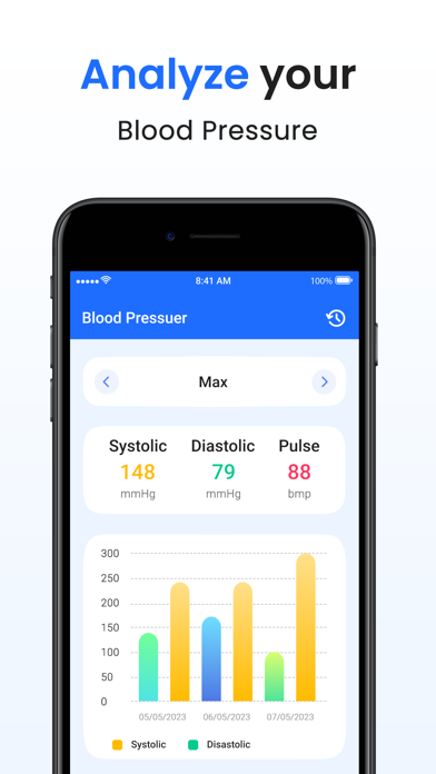 Blood Pressure Tracker Screenshot