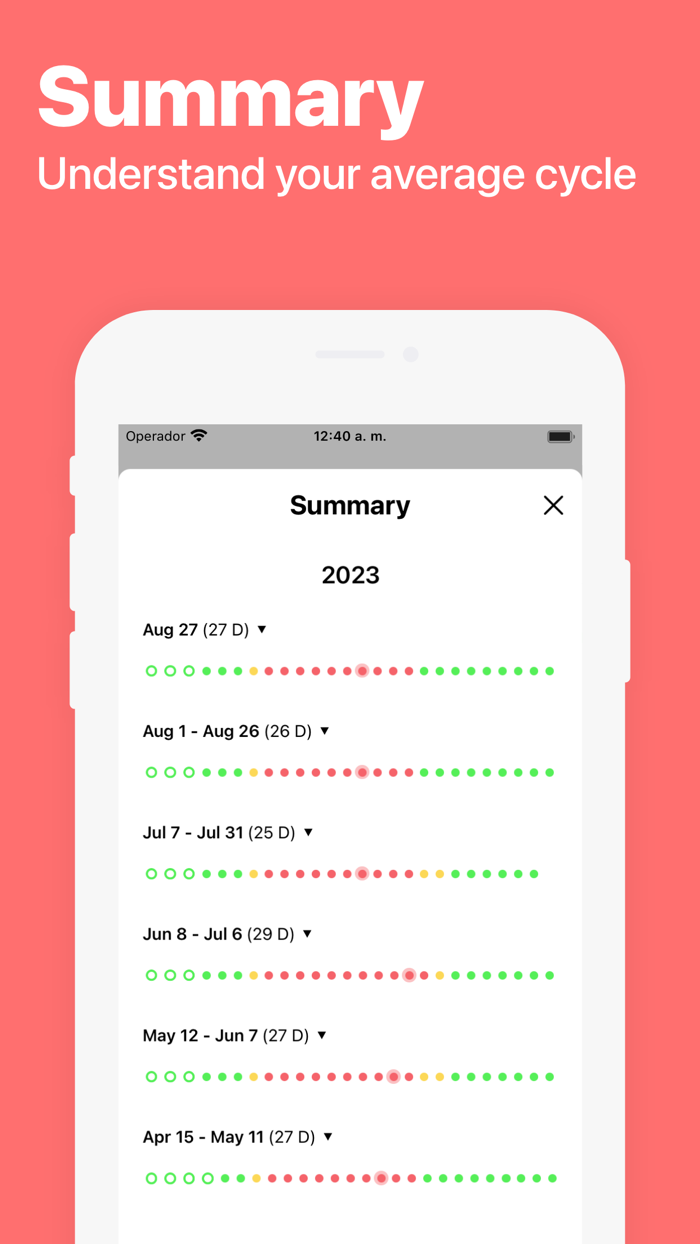DaysyDay Cycle Period Tracker
