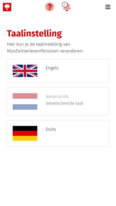 MijnZwitserlevenPensioen Screenshot