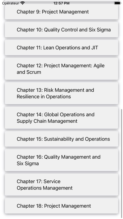 Operations Management Exam