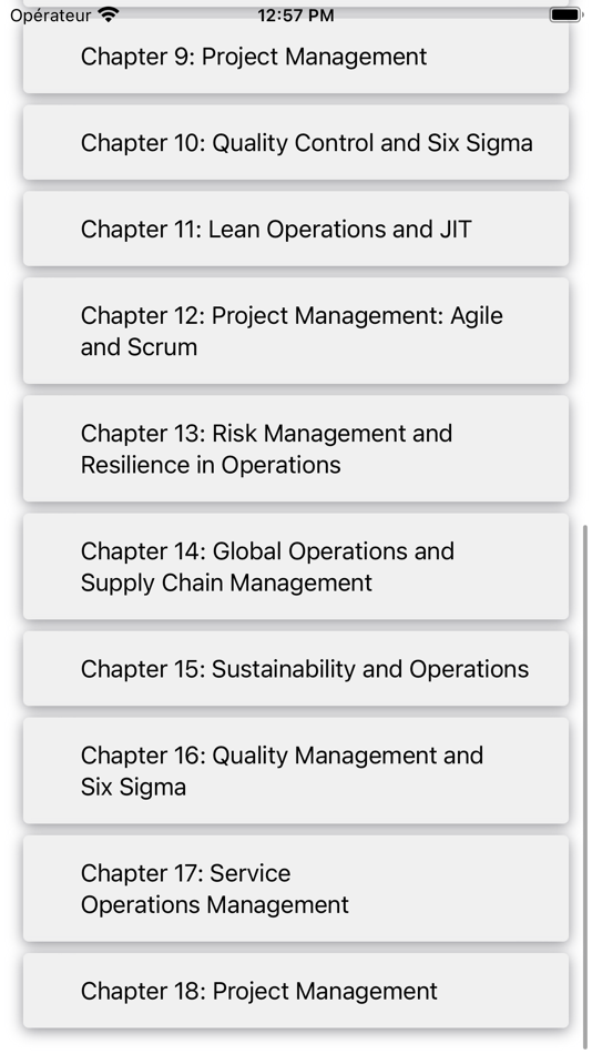 #2. Operations Management Exam (iOS) Podle: Martin Tseng