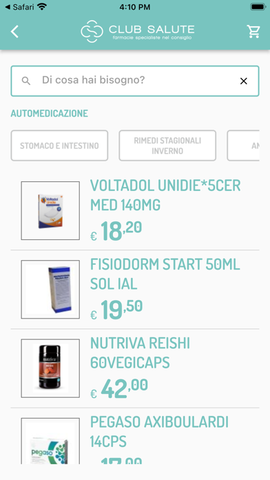 Club Salute Farmacie Screenshot