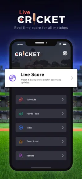 Game screenshot Cric - Live Cricket Scores mod apk