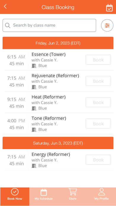 Trio Pilates Studio Screenshot