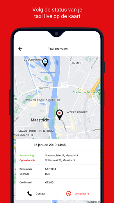 Screenshot #3 pour Airport Taxi Maastricht