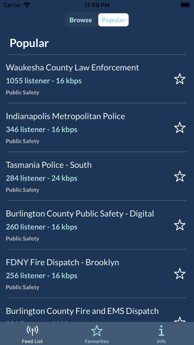 PRS - Police Radio Scanner Screenshot