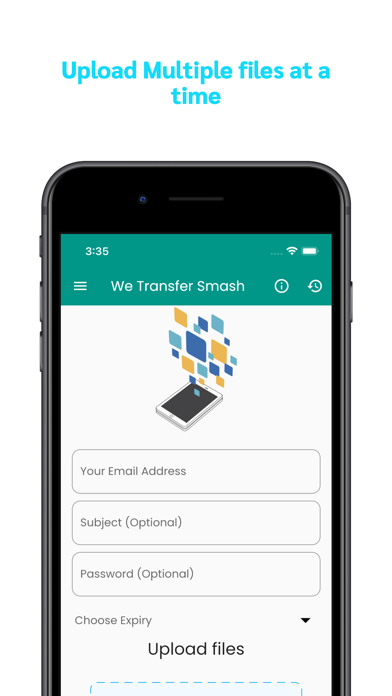 We Transfer SmashFile Transfer Screenshot