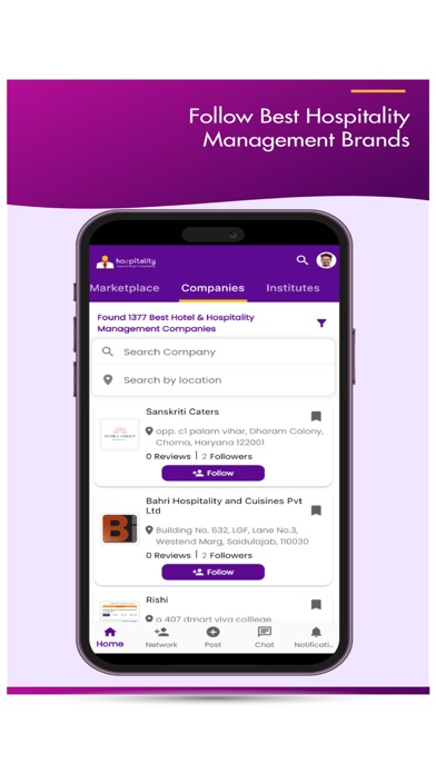 Hozpitality Jobs Courses News Screenshot