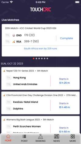 Game screenshot TouchCric - Live Cricket mod apk