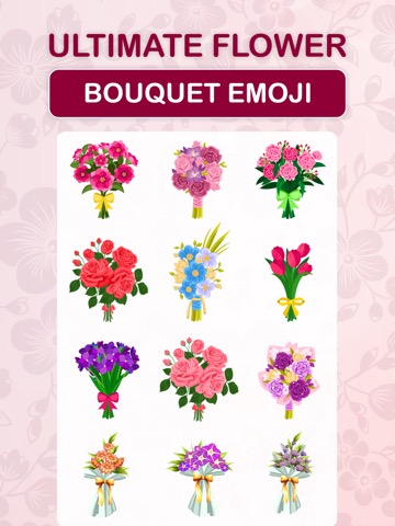 Ultimate Flower Bouquet Emojiのおすすめ画像2