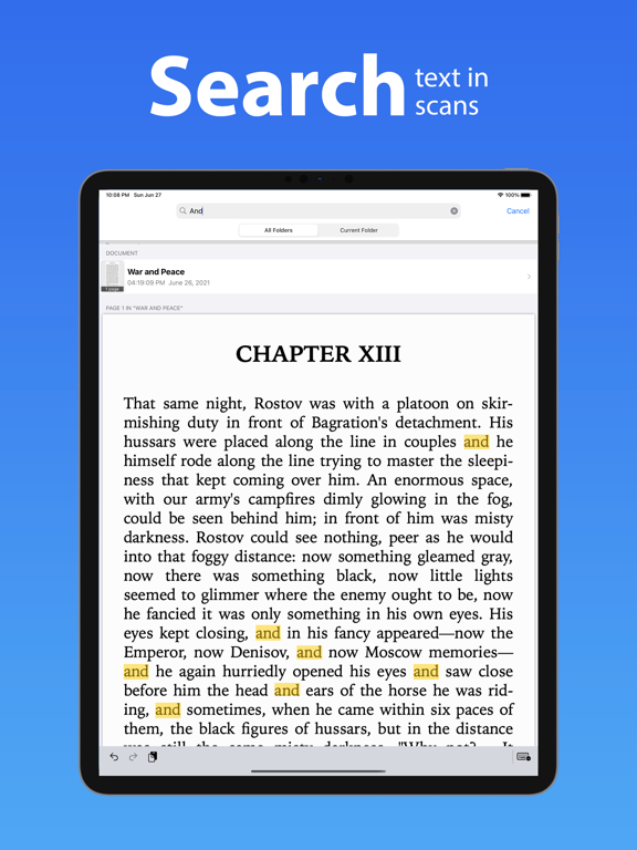 DocuScan - PDF & OCR Scanner iPad screenshot 6 - Business app