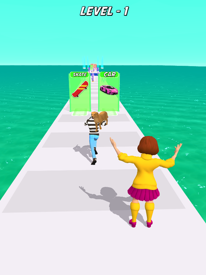 Girl Run 3D - Catch the Thief