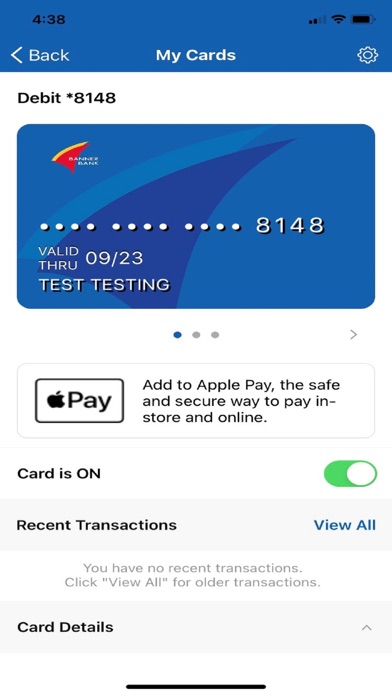 Banner Bank Mobile Banking App Screenshot