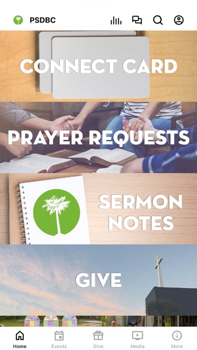 Palm Springs Dr Baptist Church Screenshot