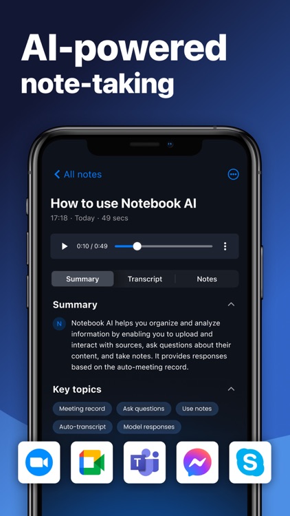 AI Voice-Memos: Summary, Chat