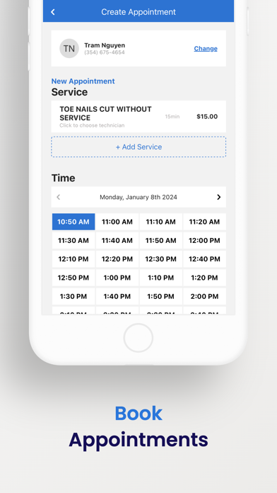 SmartSalon Staff/Owner Screenshot
