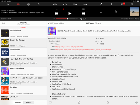 Downcast Screenshots