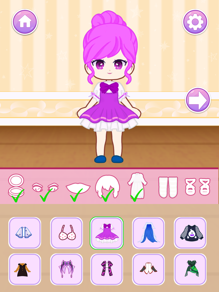 Chibi Style Star Wardrobe