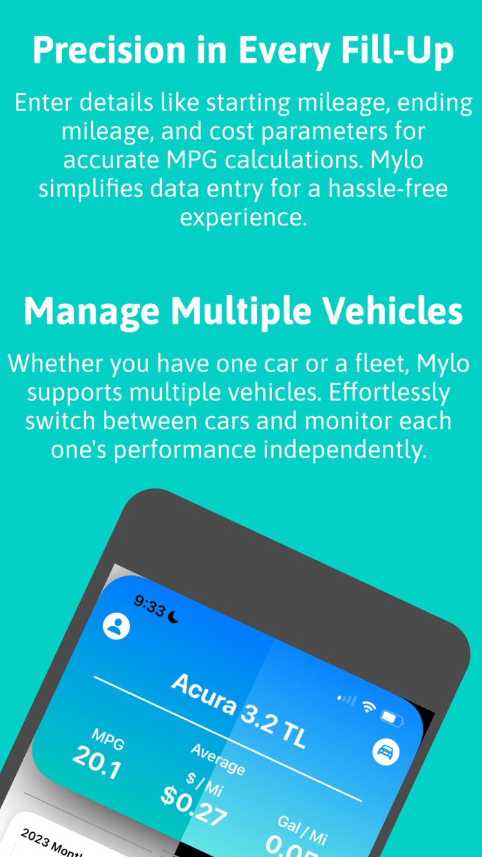 Mylo - A Fuel Efficiency App