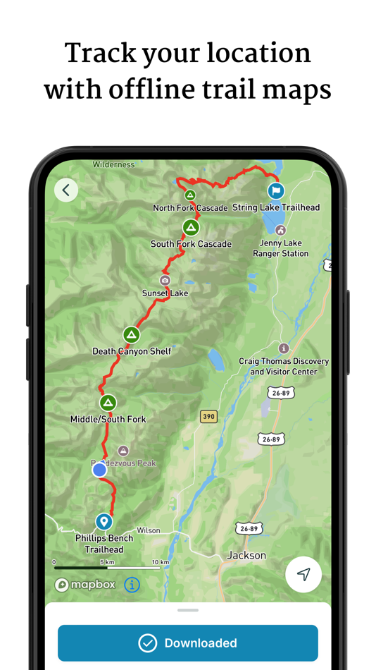 #3. Wayfinder: Trail Guides & Maps (iOS) 由: Philip Lindberg