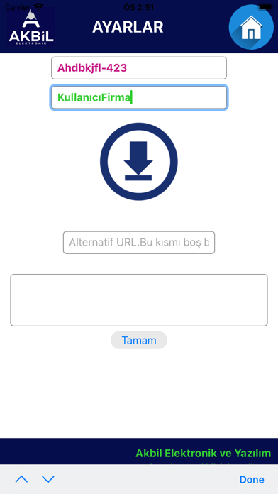 Akbil Otomasyon Sistemleri Screenshot