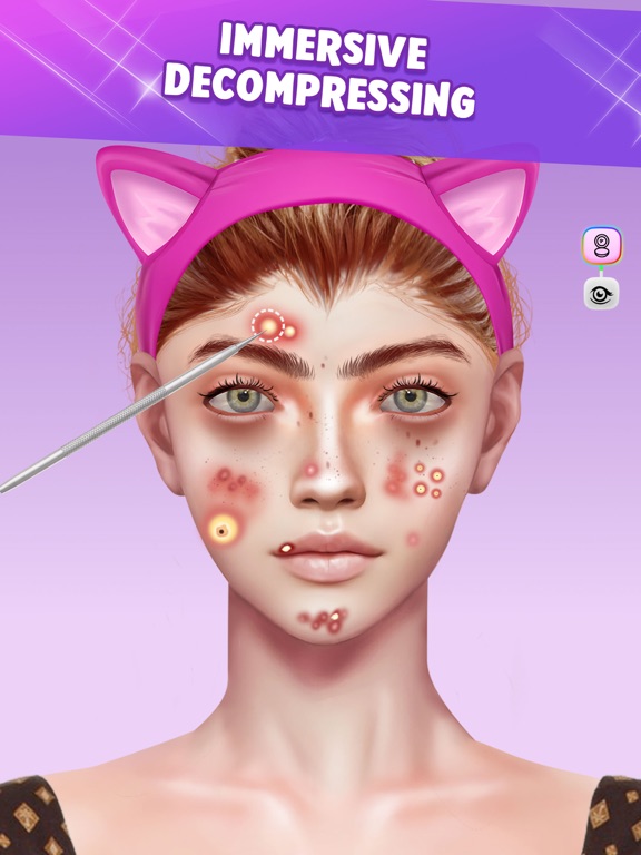 ASMR Makeup Fun: Makeover Game iPad screenshot 3 - Entertainment app