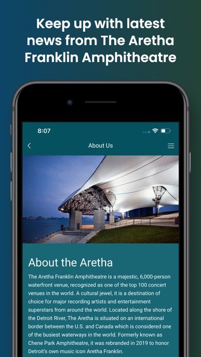Aretha Franklin Amphitheatre Screenshot