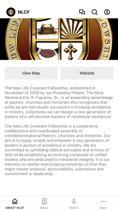 Screenshot 1 of New Life Covenant Fellowship App