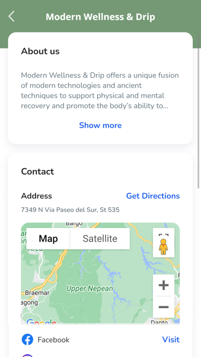 Modern Wellness & Drip Screenshot