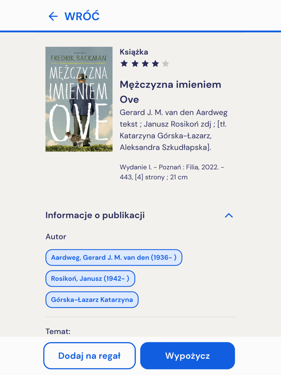 Biblioteka Kraków iPad screenshot 2