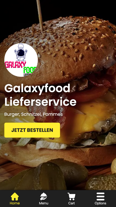 Galaxyfood Lieferservice Screenshot
