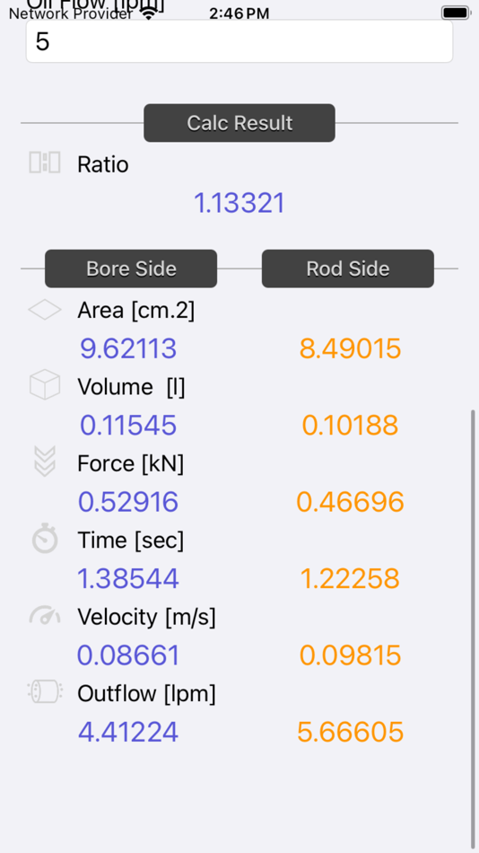#4. Hydraulic Cylinder Calc (iOS) 由: Nitrio