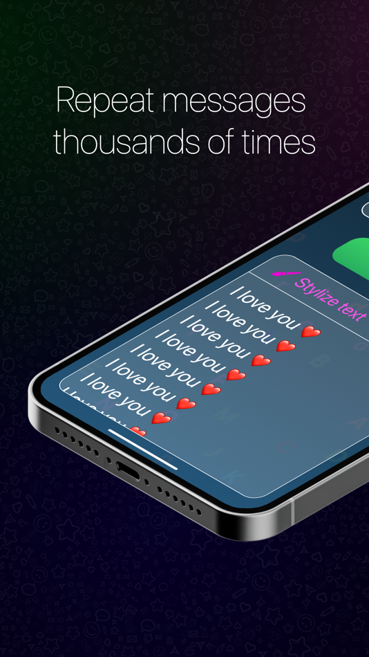 #1. Text Repeater: Stylish text (iOS) 由: Daniel Chernyshev