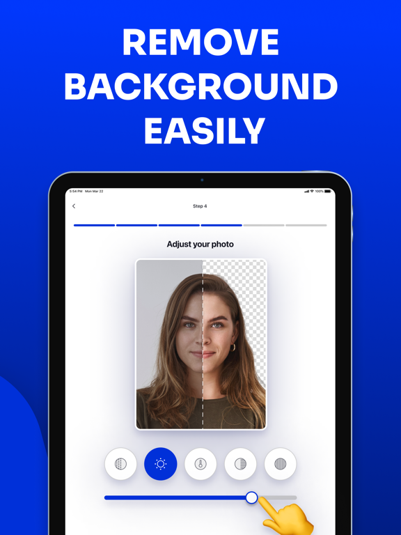 Passport Picture ID Photo Size iPad screenshot 2 - Photo & Video app