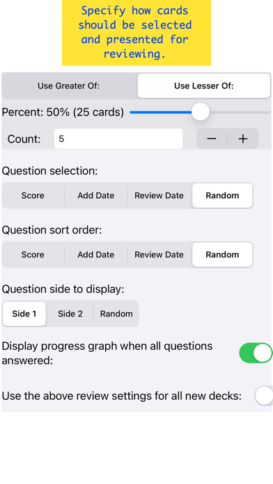 Flashcard Tutor app screenshot 3