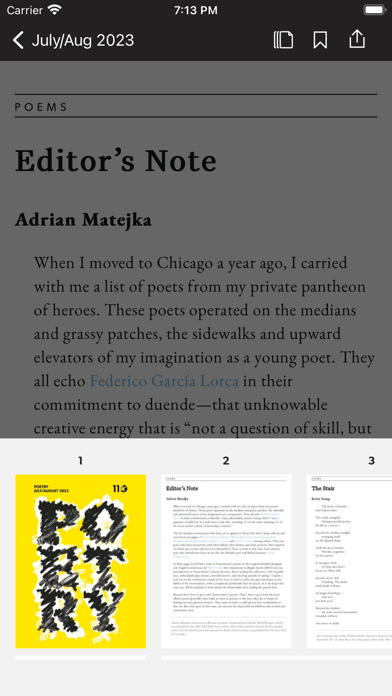 Screenshot #2 pour Poetry Magazine App