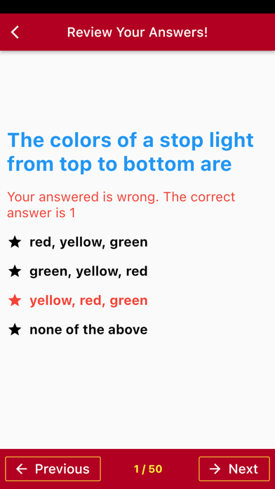 Idaho Basic Driving Test Screenshot