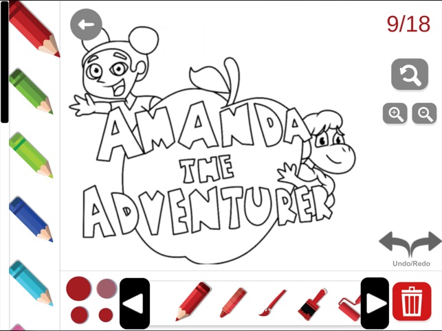 Amanda The Adventrer coloring pages