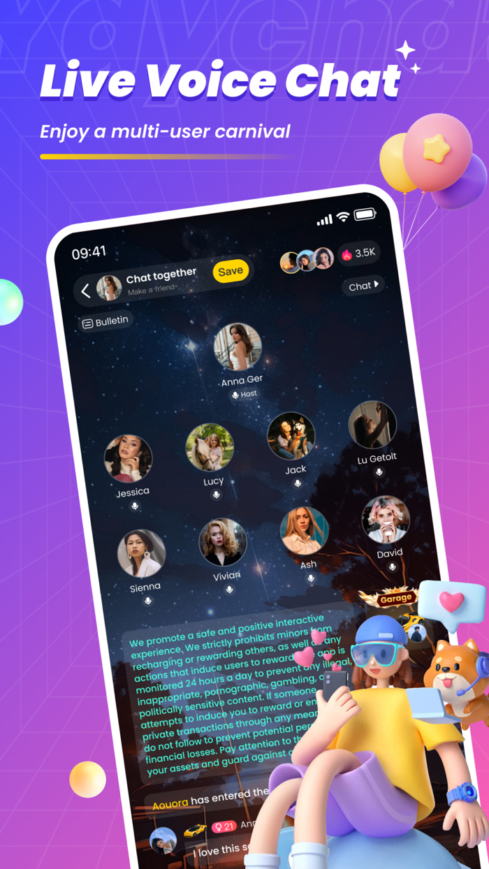 Yaychat - Voice Chat Rooms