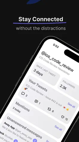 Game screenshot Away: Dashboard for Twitter apk