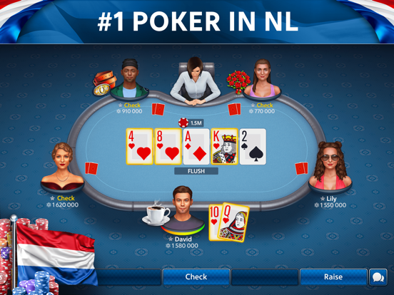 Texas Hold'em poker: Pokerist iPad app afbeelding 1