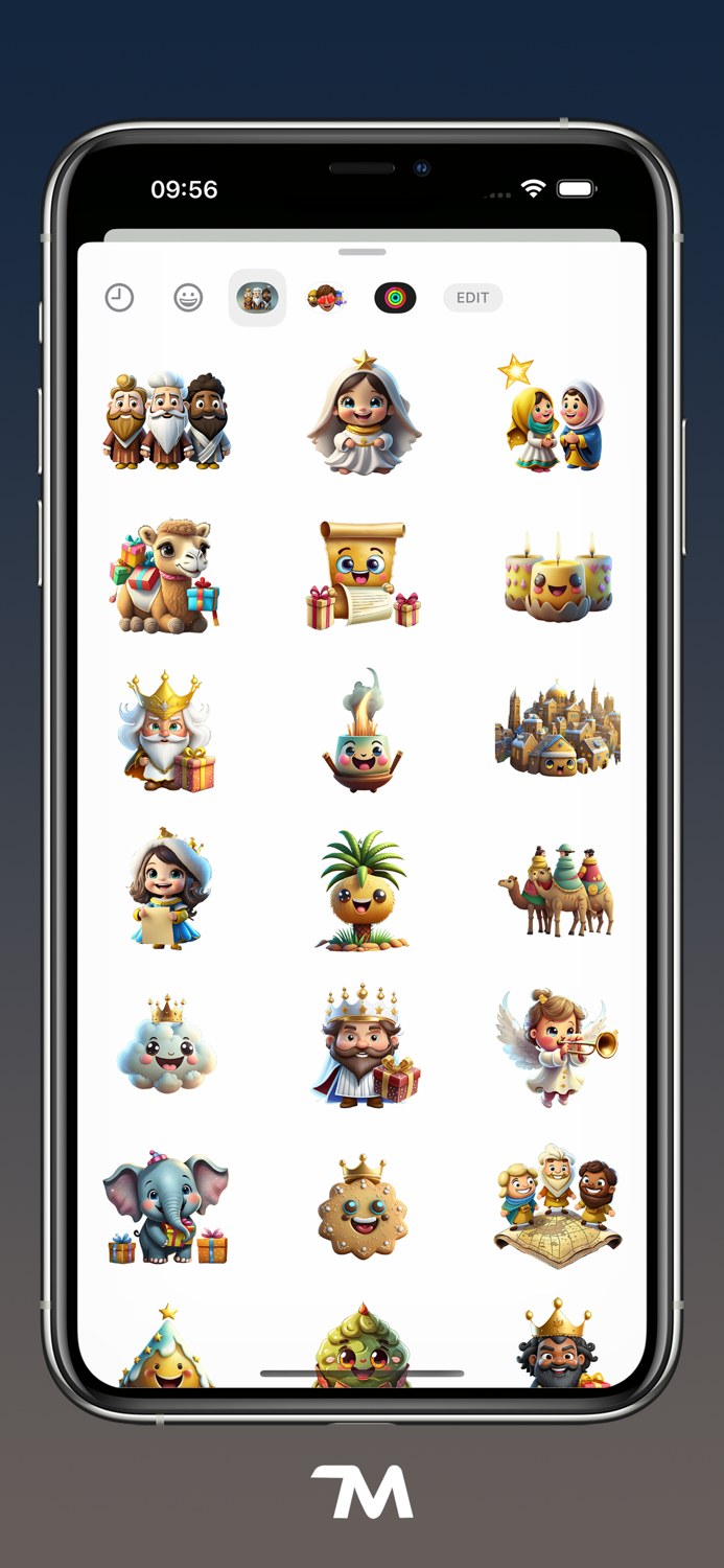 Three Kings Day Stickers