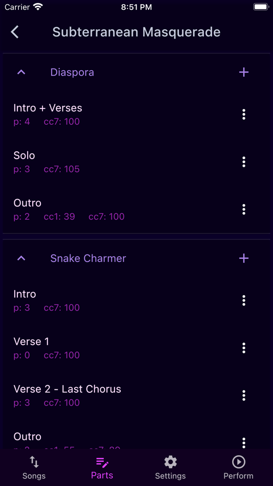 #4. MIDI Set List (iOS) Podle: Shai Yallin