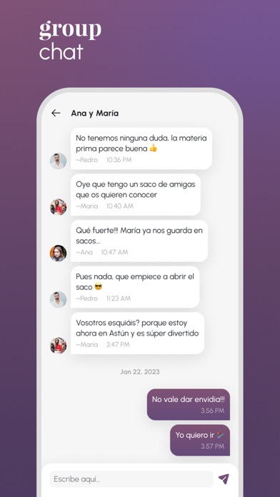 grupper - with your friends Screenshot