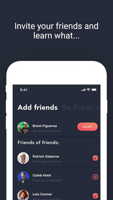 Frank - ask your friends Screenshot