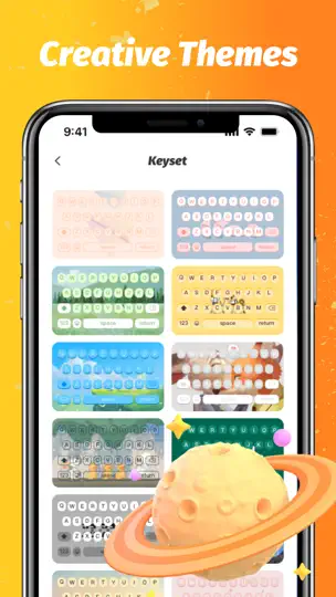 Скриншот Fonts Art & Keyboard Set на iPhone 2
