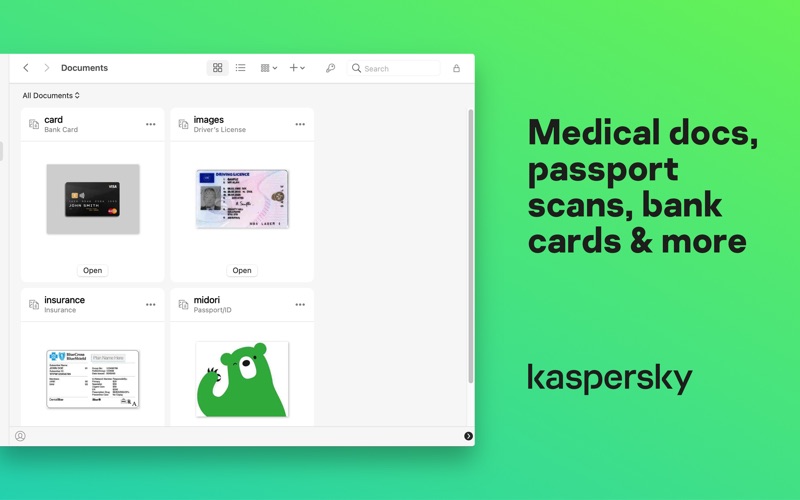 kaspersky password manager iphone screenshot 2