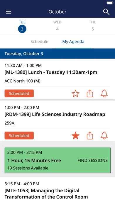 Emerson Exchange Events Screenshot